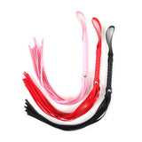 Pink & Red & Black Leather Whip Tease Play Adult Couple Game Toy BDSM