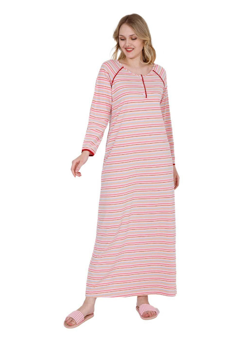 Elegant long-sleeved galabia