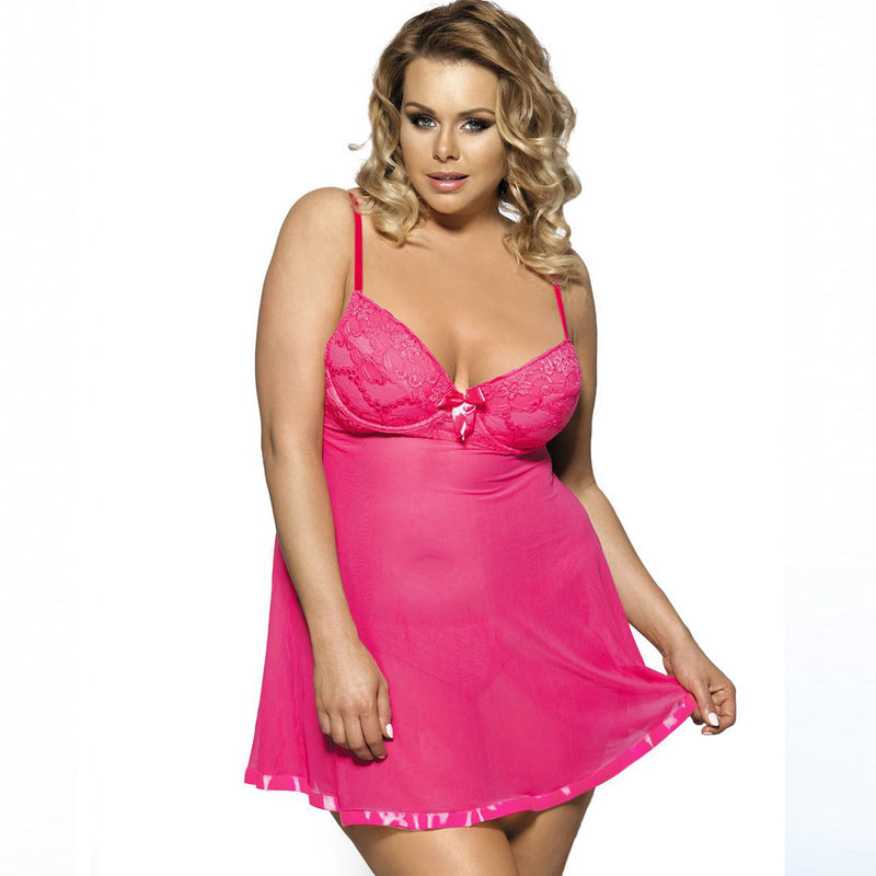 Lace Top Babydoll Dress