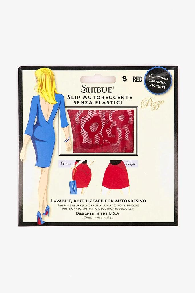 New Shibue Couture Women's Strapless No Line Panty, Red