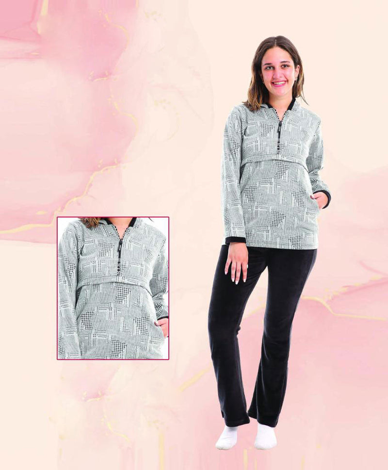 Zecotex  Stylish pajamas Milton plush  With Farawlaya