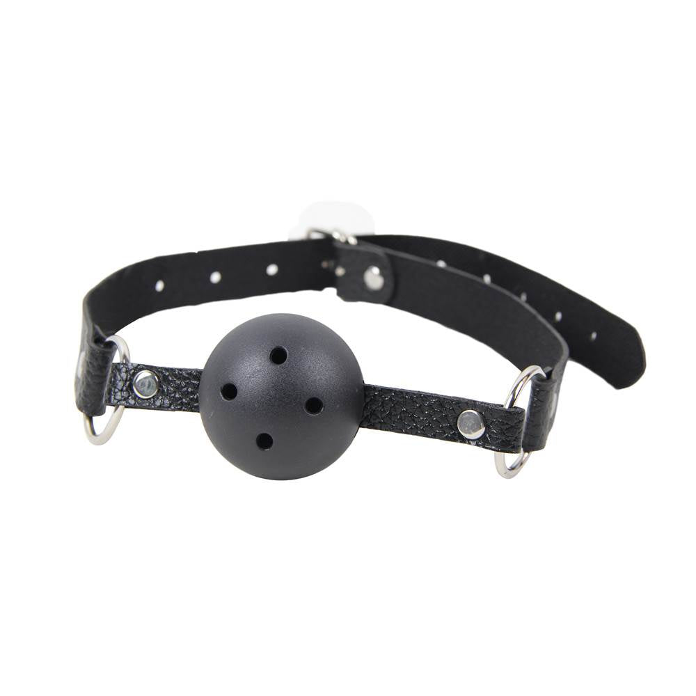 BDSM Leather Bondage Adult Sexy Toys breathable leather play ball