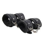 BDSM Leather Bondage Adult Sexy Toys handcuffs & ankle cuff