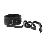 BDSM Leather Bondage Adult Sexy Toys collar with leash