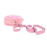 Pink Leather Bondage Adult Sexy Toys Sm Sexy Product BDSM
