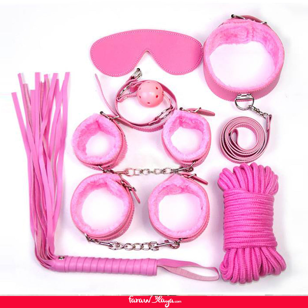 Pink Leather Bondage Adult Sexy Toys Sm Sexy Product BDSM