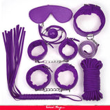 Purple Leather Bondage Adult Sexy Toys Sm Sexy Product BDSM