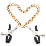 New Gold & Silver Chain Nipple Clips Erotic Toy