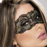 Enchanting White Lace Eye Mask
