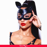 New Woman Sexy Elegant Black Cat Eye Mask