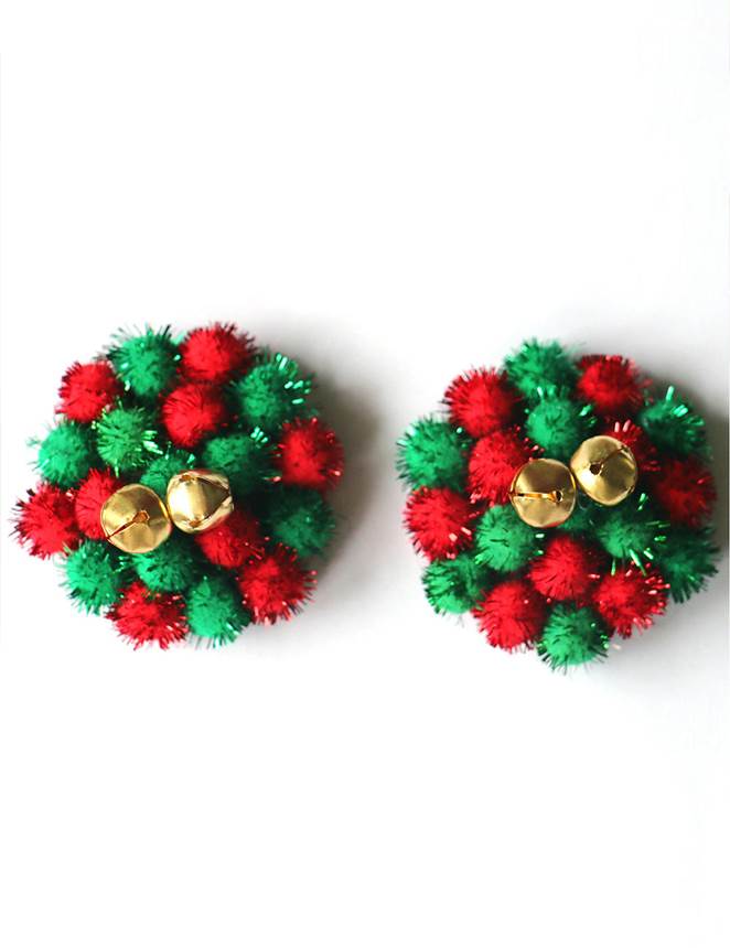 Different Colors Custom Pasties Nipple Cover For Christmas