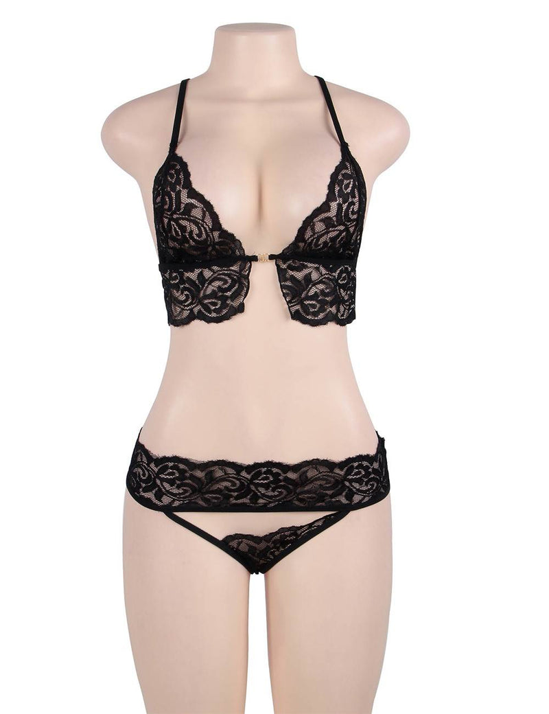 Lace Surrender Control Bra Set