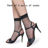Sexy Black Short Ankle Lace Stocking