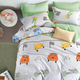 Traffic Kids Bed Cover Set Of 6 Parts
