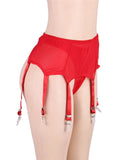 Red Sexy Lace Garter Panty