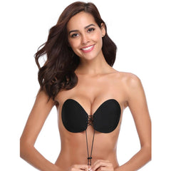 TITU Sticky Bra Strapless Push-up Plus-Size - Self Adhesive Backless Bra  for Women, Black,: Buy Online at Best Price in Egypt - Souq is now