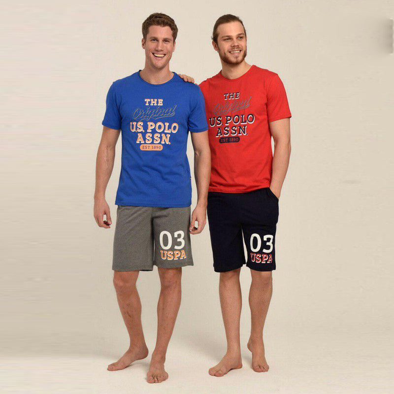 Polo pajama short set