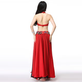 Flower Red Dance Sets Belly Dance Wear for Performance