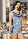 Elegant blue short pajama