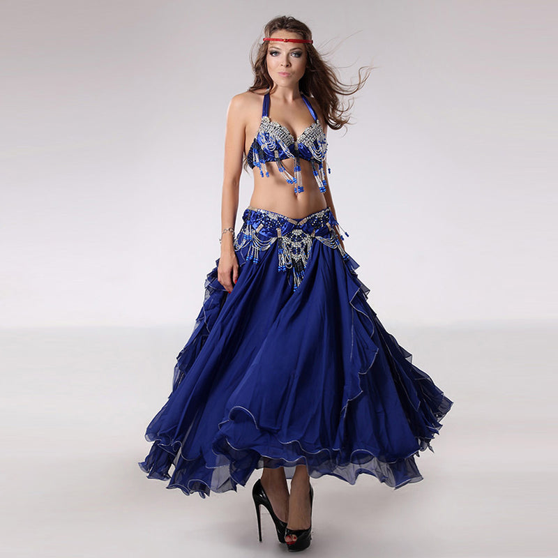 Women Push Up Egyptian Bra Belly Dance Costume Performance Belly