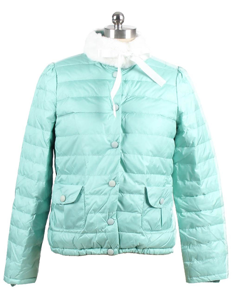 Fashion Short Women‘s Fur Collar Down Jacket