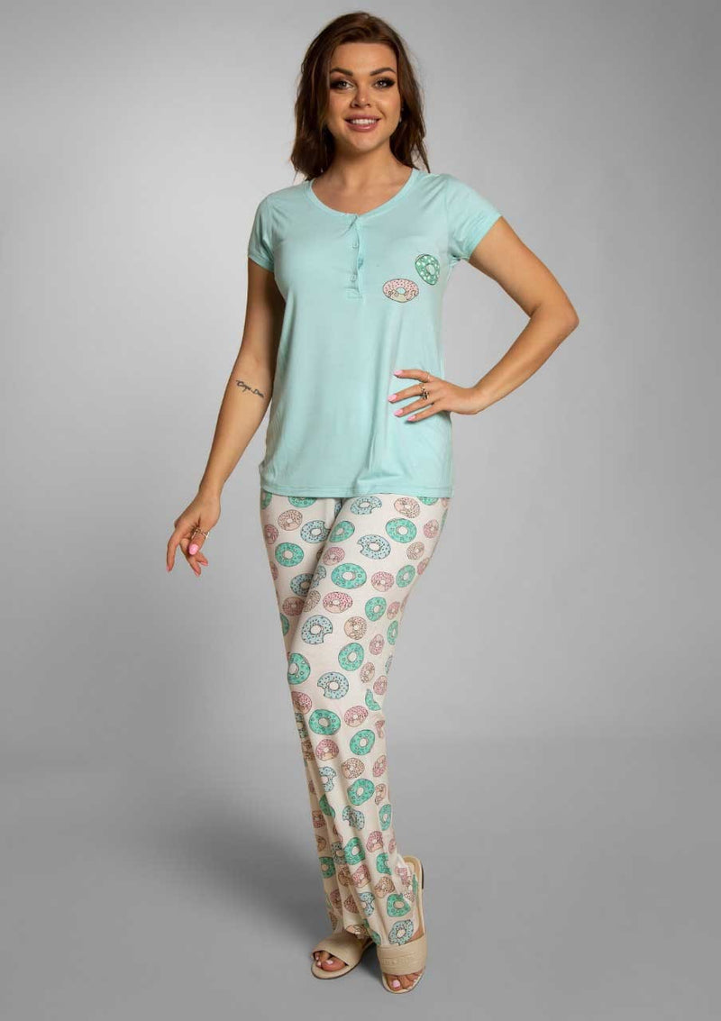 Half sleeve pajama and long pants