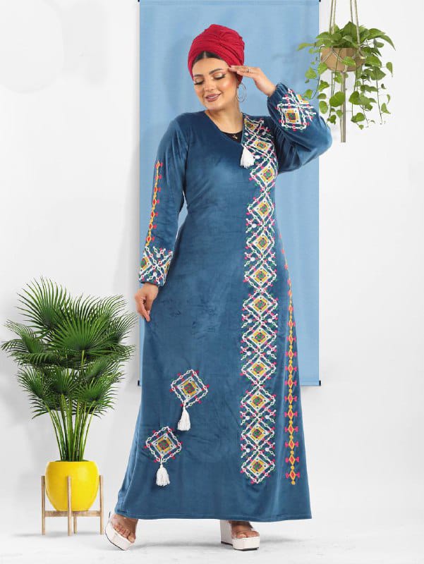 Stylish Abaya Plush Heidi Imported With Farawlaya