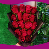 Flower bouquet of 20 roses